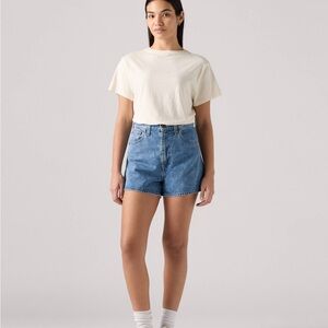 Levi's Women's High Waisted Mom Shorts